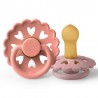 LATEX PACIFIER BLOCK 2 PACK FAIRYTALE PRINCESS/THUMBELINA 6+