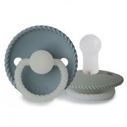 SUCCHIETTO NIGHT SILIC. 2 IN 1 ROPE ST.BLUE/SAGE 6+
