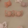 ANAT. SILICONE PACIFIER 2 PACK BUTTERFLY SILKY S./CREAM 6+