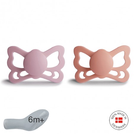 SUCCHIETTO ANA.SILICONE 2 IN 1 BUTTERFLY PRIMROSE/PRETTY P. 6+