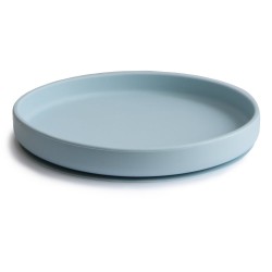 CLASSIC SUCTION PLATE SOLID POWDER BLUE 18x18x2 CM