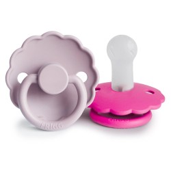 SUCCHIETTO B. SILICONE 2 IN 1 DAISY S.LILAC/FUCHSIA 6+