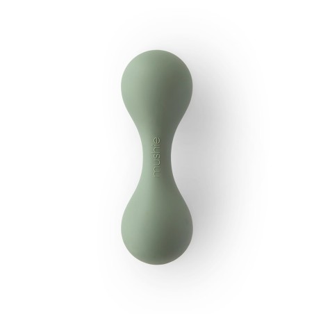 SILICONE BABY RATTLE SOLID DRIED THYME 4x13 CM
