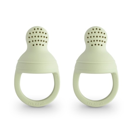SET 2 MANGIAFRUTTA IN SILICONE SOLID SAGE 4.5x6.3x7.6 CM