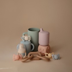 SILICON TEETHER LINKS NATUREL 20x5 CM
