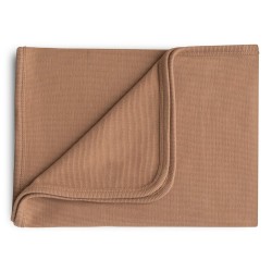 KNIT BLANKET RIBBED PLAIN...