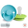 SILICONE PACIFIER BLOCK 2 PACK ROPE WATERFALL/RAINFOR. 6+