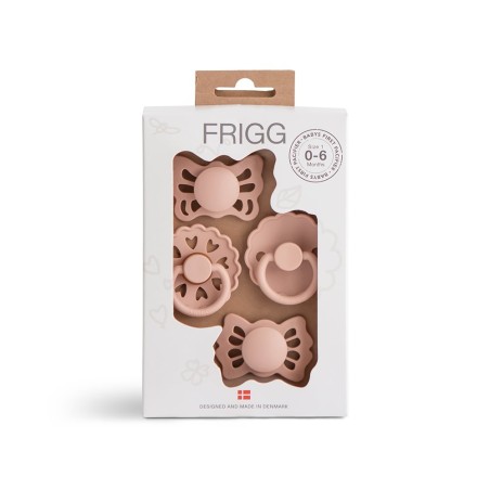 IL MIO PRIMO CIUCCIO 4 PACK FLORAL HEART BLUSH 0+