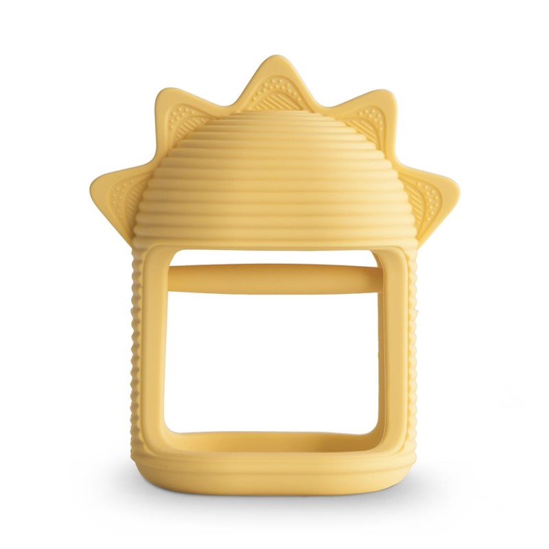 MASSAGIAGENGIVE STATICO SILIC. SUN YELLOW 9x11x4.5 CM