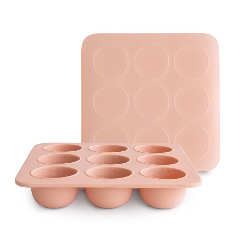 BABY FOOD FREEZER TRAY SOLID BLUSH 18.5x18.5x4 CM