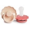 SUCCHIETTO B. SILICONE 2 IN 1 DAISY PINK CREAM/POPPY 6+