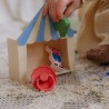 SUCCHIETTO B. SILICONE 2 IN 1 DAISY PINK CREAM/POPPY 6+