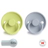 SUCCHIETTO B. SILICONE 2 IN 1 ROPE GREEN TEA/POW.BLUE 6+