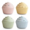 PACK 4 PZAS. CUPCAKES SOLID MULTI 8x8x8 CM