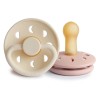 LATEX PACIFIER BLOCK 2 PACK MOON PHASE BLUSH/CREAM 6+