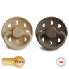 SUCCHIETTO B. IN LATEX 2 IN 1 MOON PHASE CROISSANT/PORTOBELLO 6+