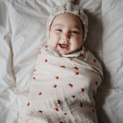 SWADDLE PRINT BUTTERFLIES 120x120 CM