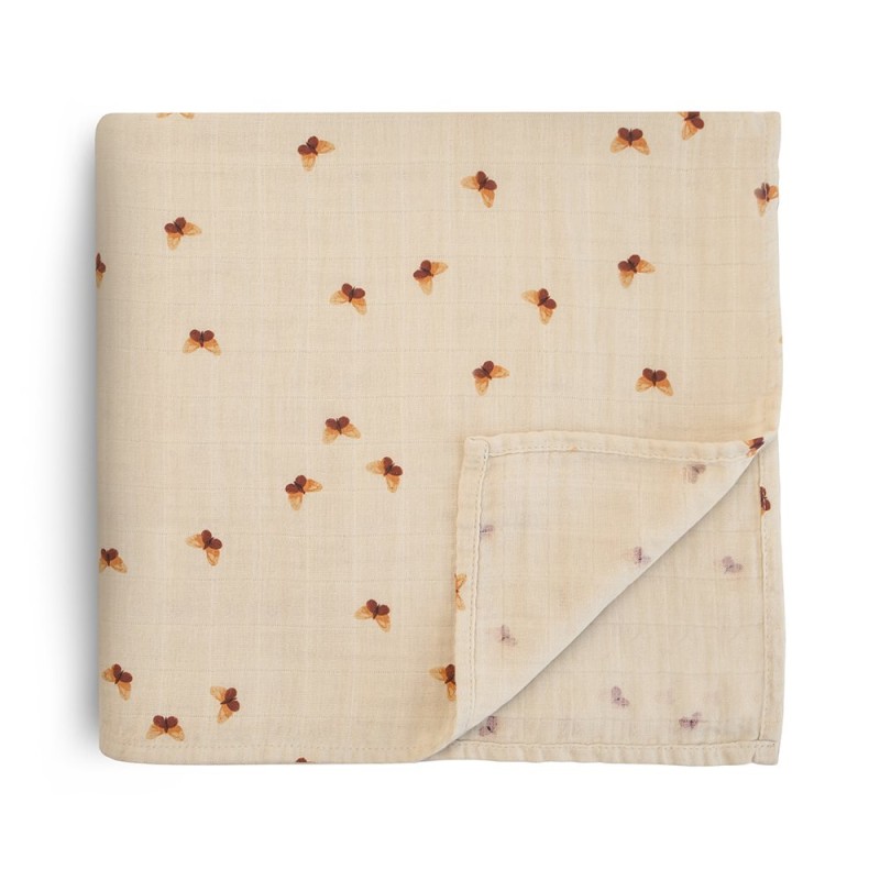 SWADDLE PRINT BUTTERFLIES 120x120 CM