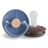 SILICONE PACIFIER BLOCK 2 PACK LITTLE VIKING OCEAN V./COCOA 6+